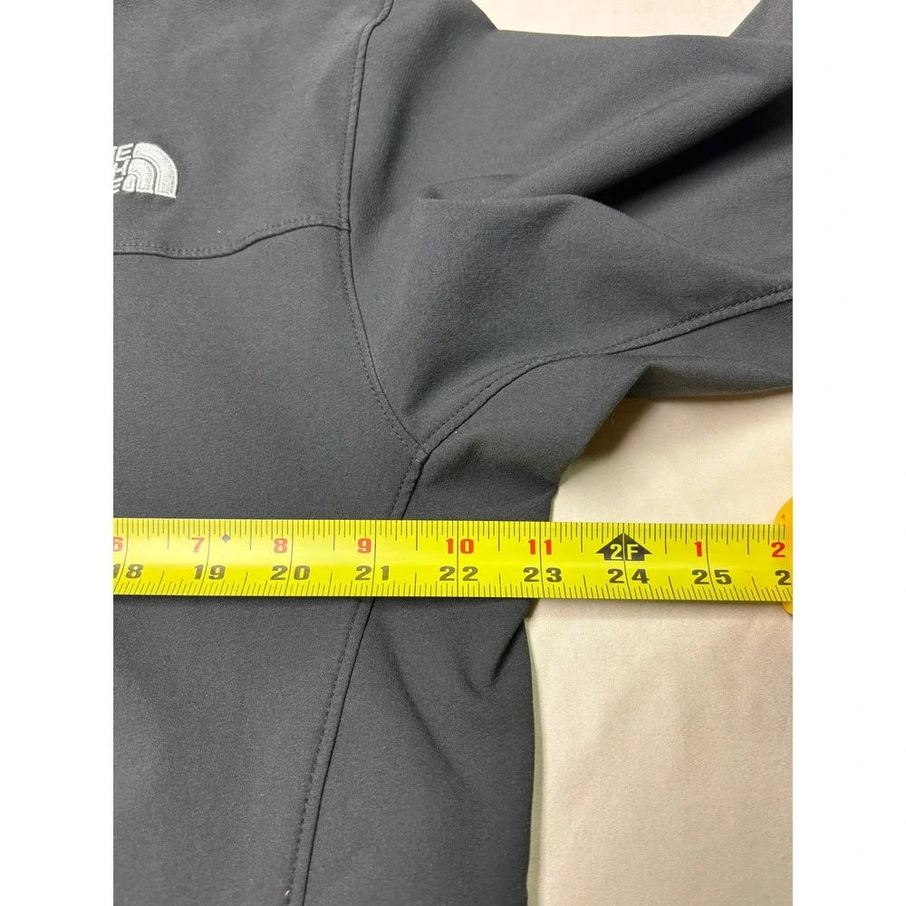 The North Face TNF Apex Softshell Jacket Mens Medium Black‎ Full Zip Performance